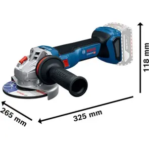 Акумуляторна кутова шліфувальна машина Bosch GWS 18V-11 S (18 В, 5 А*год) (06019N4003) №3
