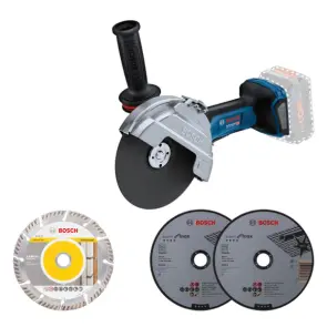 Аккумуляторная болгарка Bosch GWS 18V-180 P Professional (18 В, без АКБ, 125 мм) (06019H6L01) №1