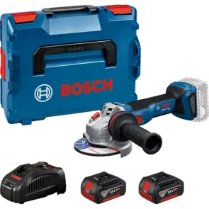 Аккумуляторная угловая шлифмашина Bosch GWS 18V-8 Professional (18 В, 2х5 А*ч) (06019N4103) №1