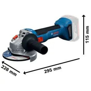 Аккумуляторная угловая шлифмашина Bosch GWS 18V-8 (18 В, 4 А*ч) (06019N9021) №2