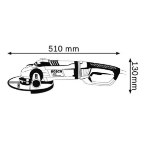 Кутова шліфмашина Bosch GWS 24-230 LVI Professional (2400 Вт, 230 мм) (0601893F00) №2
