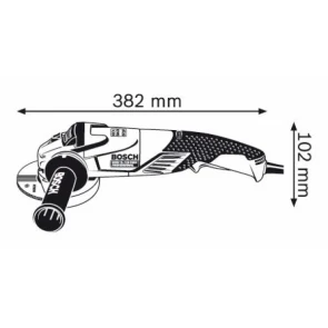 Кутова шліфмашина Bosch GWS 15-125 CIEH Professional (1500 Вт, 125 мм) (0601830322) №2