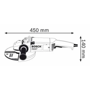 Кутова шліфмашина Bosch GWS 20-230 H Professional (2000 Вт, 230 мм) (0601850107) №3