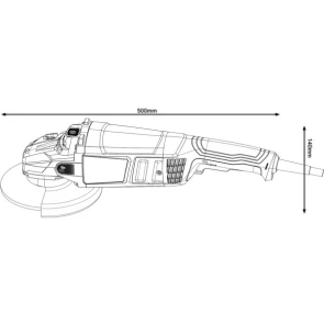 Угловая шлифмашина Bosch GWS 2200 Professional (2.2 кВт, 230 мм) (06018C1320) №7