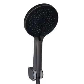 Смеситель для ванны Qtap Vlasta New с длинным поворотным изливом (c душевым гарнитуром) QTVLA260GMB45645 Gunmetal Black PVD №4