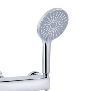 Смеситель для ванны Qtap Jay с поворотным изливом (c душевым гарнитуром) QTJAY260CRM45542 Chrome №4