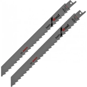 Пильное полотно сабельное Bosch S 1111K, 3 TPI (228 мм, 2 шт.) №1