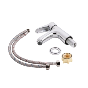 Змішувач для раковини Lidz Nicole 001F (k35) LDNIC001FCRM21880 Chrome №3