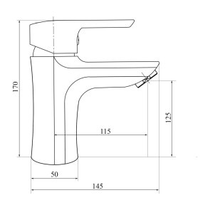 Змішувач для раковини Brinex 35С 001 №2