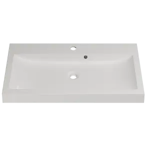 Раковина матова врізна Amidicon Lagune Slim 80 792х425 з литого каменю №2