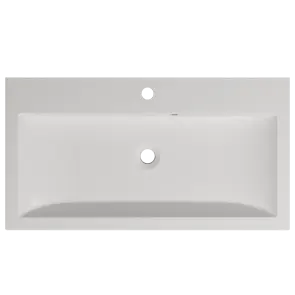 Раковина матова врізна Amidicon Lagune Slim 80 792х425 з литого каменю №5
