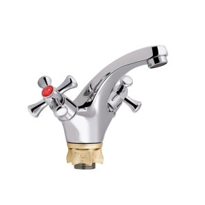 Смеситель для раковины Lidz Lamb 161F двухвентильный LDLAM161FCRM35446 Chrome №1