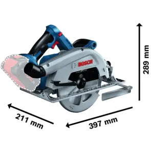Пила дисковая аккумуляторная Bosch GKS 18V-68 C (18 В, 190 мм, без АКБ) (06016B5000) №5