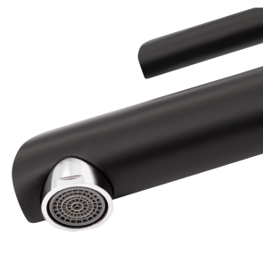 Змішувач для раковини Qtap Grand QTGRABCR001F Chrome/Black №5