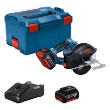 Аккумуляторная дисковая пила Bosch Professional GKM 18V-50 (18 В, 2х5 А*ч, 136 мм) (06016B8002)