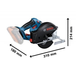 Аккумуляторная дисковая пила Bosch Professional GKM 18V-50 (18 В, 2х5 А*ч, 136 мм) (06016B8002) №2