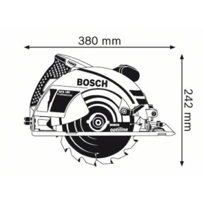 Пила дискова Bosch GKS 190 + Toolbox PRO (1.4 кВт, 190 мм) (0615990L2E) №9