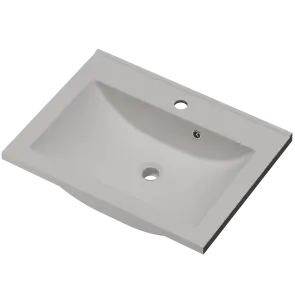 Раковина матовая врезная Amidicon Victoria 60 600х450 из литого камня №3