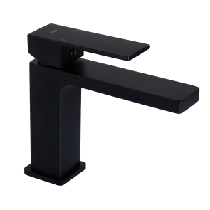 Смеситель для раковины Qtap Gemini QTGEM270BLM45674 Black Matt №1