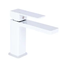 Смеситель для раковины Qtap Gemini QTGEM270CRW45675 Chrome/White