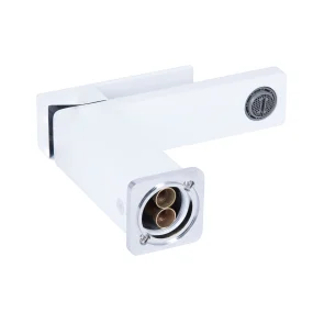 Смеситель для раковины Qtap Gemini QTGEM270CRW45675 Chrome/White №3