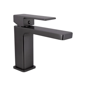 Змішувач для раковини Qtap Gemini QTGEM270GMB45676 Gunmetal Black PVD №1