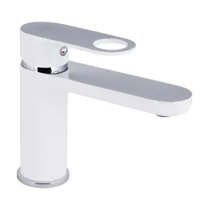 Змішувач для раковини Qtap Jay QTJAY270CRW45551 Chrome/White №1