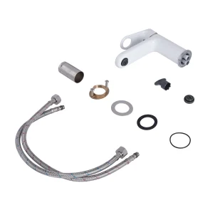 Змішувач для раковини Qtap Jay QTJAY270CRW45551 Chrome/White №4