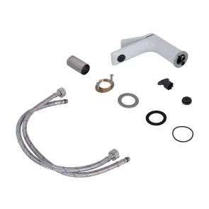 Смеситель для раковины Qtap Presto QTPRE270CRW45576 Chrome/White №4