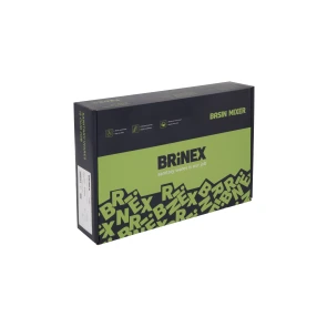 Смеситель для раковины Brinex Pure 001F низкий Nickel BRIPUR001FNKL №5