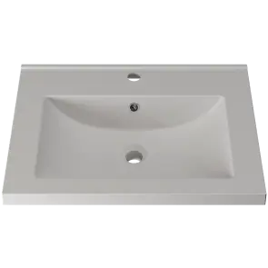 Раковина матовая врезная Amidicon Cosmo 60 600х450 из литого камня №2