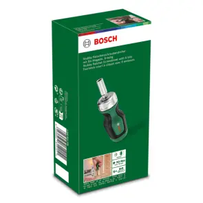 Викрутка з храповиком Bosch + 6 біт (1600A027PK) №2