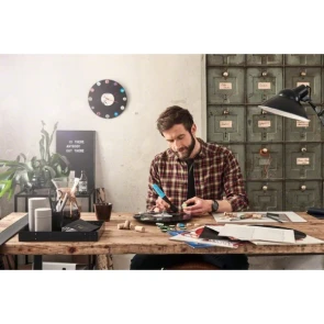 Аккумуляторная клеевая ручка Bosch Gluey Smokey Grey (150°C) (06032A2101) №3