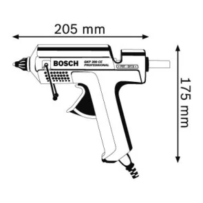 Пистолет клеевой Bosch GKP 200 CE (0.5 кВт, 200°С) (0601950703) №4