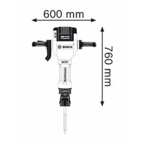 Отбойный молоток Bosch GSH 27 VC Professional (2 кВт, 62 Дж) (061130A000) №3