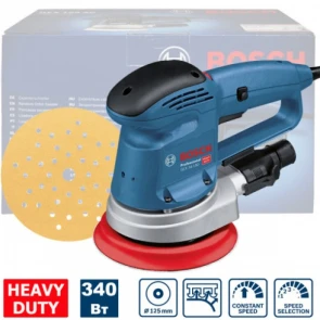 Ексцентрикова шліфмашина Bosch GEX 34-125 (0.34 кВт, 125 мм) (0601372300) №1