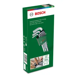 Набір шестигранних ключів Bosch (9 шт.) (1600A02BX9) №2