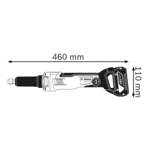 Аккумуляторная шлифмашина Bosch GGS 18V-23 LC (18 В, без АКБ) (0601229100) №8