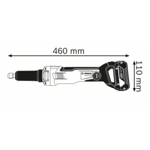 Аккумуляторная шлифмашина Bosch GGS 18V-23 PLC (18 В, без АКБ) (0601229200) №5