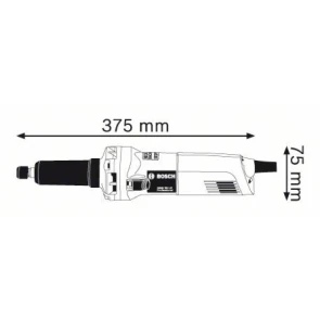 Пряма шліфмашина Bosch GGS 28 LCE Professional (0.65 кВт, 50 мм) (0601221100) №3