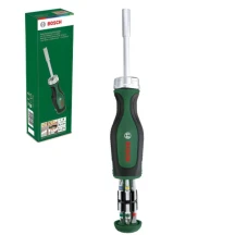 Отвертка с храповым механизмом и битами Bosch (13 шт.) (1600A02BX2)