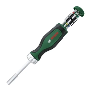 Отвертка с храповым механизмом и битами Bosch (13 шт.) (1600A02BX2) №2