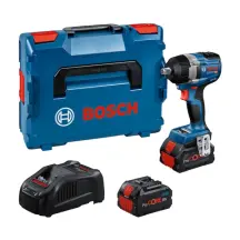 Акумуляторний ударний гайковерт Bosch GDS 18V-750 C у L-BOXX (18 В, 2x8 А*год, ЗП) (06019L9002)