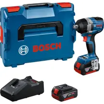 Акумуляторний ударний гайковерт Bosch GDS 18V-750 C у L-BOXX (18 В, 2x5 А*год, ЗП) (06019L9003)