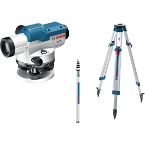 Оптический нивелир Bosch Professional GOL 20 D + штатив BT 160 + линейка GR 500 (0601068402) №1