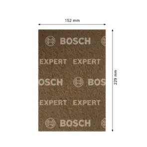 Абразив волокнистый Bosch Expert N880 (152х229 мм, коричневый) (2608901212) №2