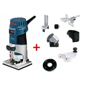 Фрезер кромковий Bosch GKF 600 KIT Professional (600 Вт) (060160A101) №1