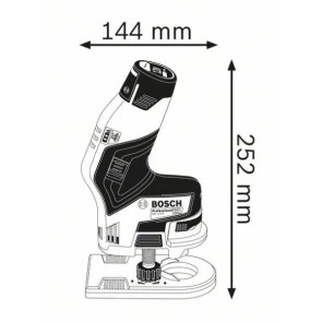 Акумуляторний фрезер Bosch GKF 12V-8 (2х12 В, 3 А*год) (06016B0000) №5