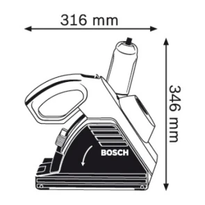 Штроборіз Bosch GNF 35 CA (1.4 кВт, 150 мм) (0601621708) №10