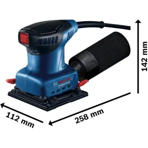 Віброшліфмашина Bosch GSS 140 A Professional (230 В, 112х101 мм) (06012A8021) №7